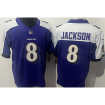 JACKSON #8 Men's Baltimore Ravens NFL Jersey 乌鸦  (3代）