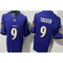 TUCKER #9 Men's Baltimore Ravens NFL Jersey 乌鸦  (3代）