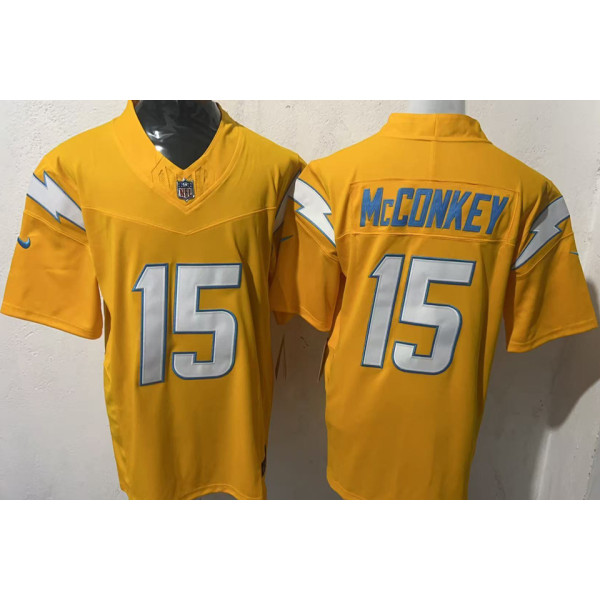 McCONKEY #15 Men's Los Angeles Chargers NFL Jersey 闪电   (3代）