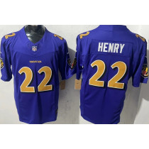 HENRY #22 Men's Baltimore Ravens NFL Jersey 乌鸦  (3代）
