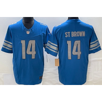 ST BROWN #14 Men's Detroit Lions NFL Jersey 雄狮     (3代）