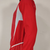 2002 South Korea Home Red Retro Long Sleeve Soccer Jersey