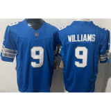 WILLIAMS #9 Men's Detroit Lions NFL Jersey 雄狮     (3代）