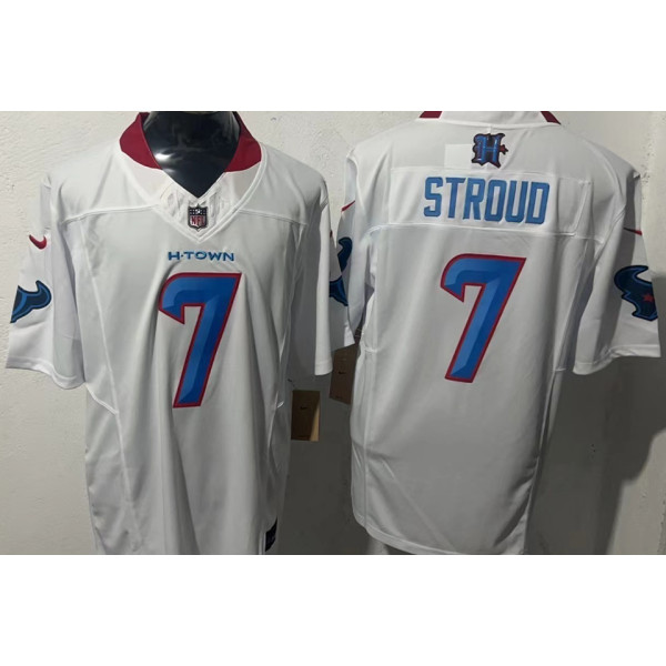 STROUD #7 Men's Houston Texans NFL Jersey 德州人    (3代）