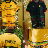 MARLEY #10 Jamaica Home Yellow Fans Soccer Jersey 2026/27 ★★