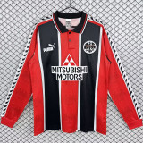 1996/1997 Frankfurt Home Red Retro Long Sleeve Soccer Jersey
