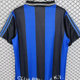 1998/1999 Brugge Home Blue Black Retro Soccer Jersey