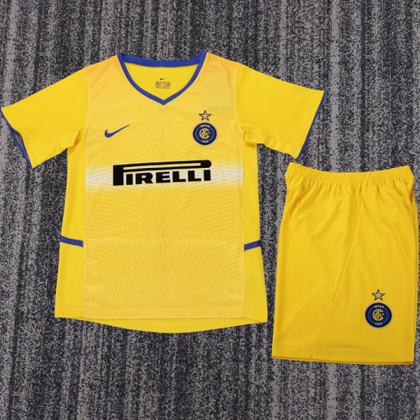 2002/2003 In Milan Away Retro Kids Soccer Jersey