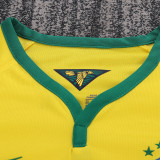 2014 Brazil Home Retro Kids Soccer Jersey