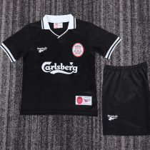 1996/1997 LFC Third Black Retro Kids Soccer Jersey