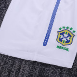 2010 Brazil Away Retro Kids Soccer Jersey