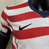 2026/27 U.S Home White And Red Player Version Soccer Jersey 背后是空白