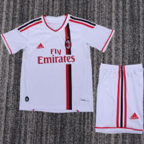2011/2012 AC Milan Away Retro Kids Soccer Jersey