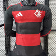 2026/27 Flamengo Home Player Version Long Sleeve Soccer Jersey