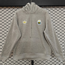 2026/27 Argentina Grey Retro Style Hoody 小绣花