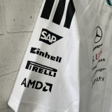 2026 Mercedes AMG Petronas F1 White Team T-Shirt  圆领