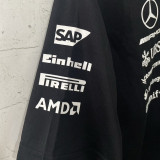 2026 Mercedes AMG Petronas F1 Black POLO Team T-Shirt  有领