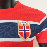 2026/27 Norway Home Red Player Version Soccer Jersey