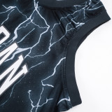 #23 AJ11 Jordan Casual Vest Jersey  闪电黑