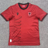 2026/27 Albania Home Red Fans Soccer Jersey 阿尔巴尼亚