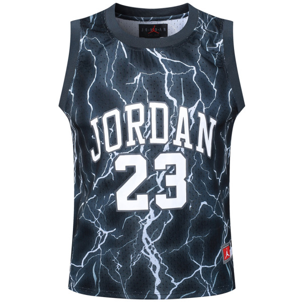 #23 AJ11 Jordan Casual Vest Jersey  闪电黑