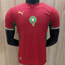 2026/27 Morocco Home Red Player Version Soccer Jersey