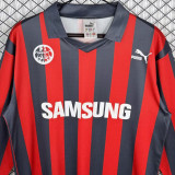 1991/1992 Frankfurt Home Red Retro Long Sleeve Soccer Jersey