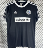 2026/27 AD Black Retro Style Fans Soccer Jersey 圆领