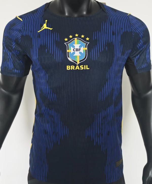 2026/27 Brazil Away Blue Player Version Soccer Jersey