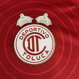 2026/27 Deportivo Toluca Red Fans Soccer Jersey  托卢卡