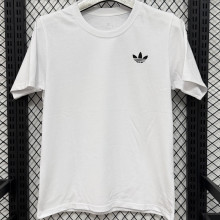 2026/27 AD White Casual Pure Cotton T-Shirt   T290 三叶草