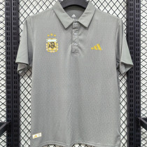 2026/27 Argentina Casual Quick Drying POLO T-Shirt    兰灰色