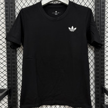2026/27 AD Black Casual Pure Cotton T-Shirt  T290 三叶草