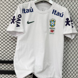 2026/27 Brazil White Casual Pure Cotton T-Shirt