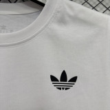 2026/27 AD White Casual Pure Cotton T-Shirt   T290 三叶草