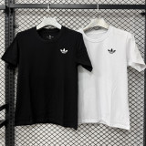 2026/27 AD White Casual Pure Cotton T-Shirt   T290 三叶草