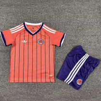 2026/27 Scotland Away Kids Soccer Jersey 紫色裤子
