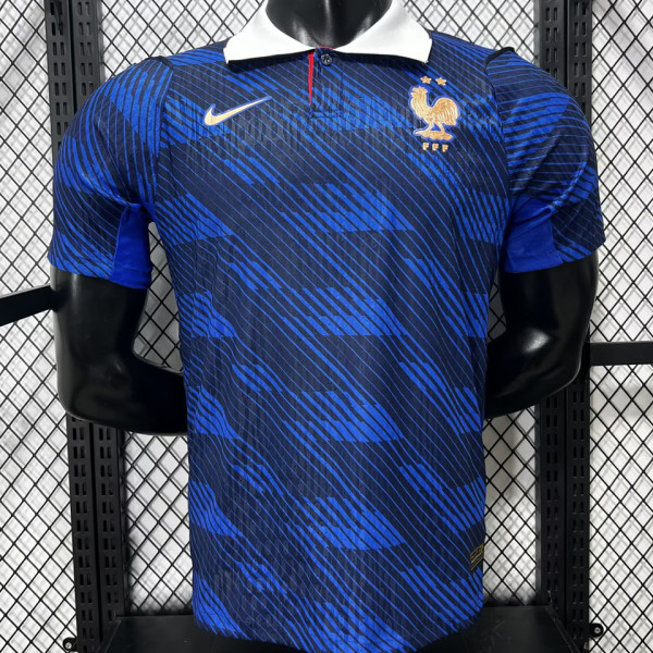2026/27 France Home Blue Player Version Soccer Jersey