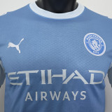2026/27 Man City Home Blue Player Version Soccer Jersey