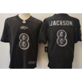 JACKSON #8 Men's Baltimore Ravens NFL Jersey 乌鸦