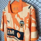 2026/27 Valencia Orange Retro Style Soccer Jersey