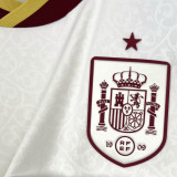 2026/27 Spain Away White Fans Long Sleeve Soccer Jersey