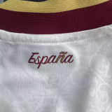 2026/27 Spain Away White Fans Long Sleeve Soccer Jersey