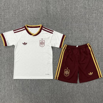 2026/27 Spain Away Kids Soccer Jersey 硅胶版