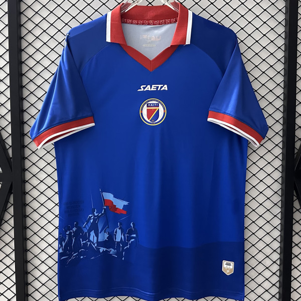 2026/27 Haiti Home Blue Fans Soccer Jersey 海地