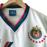 2001 Chivas Away White Retro Soccer Jersey