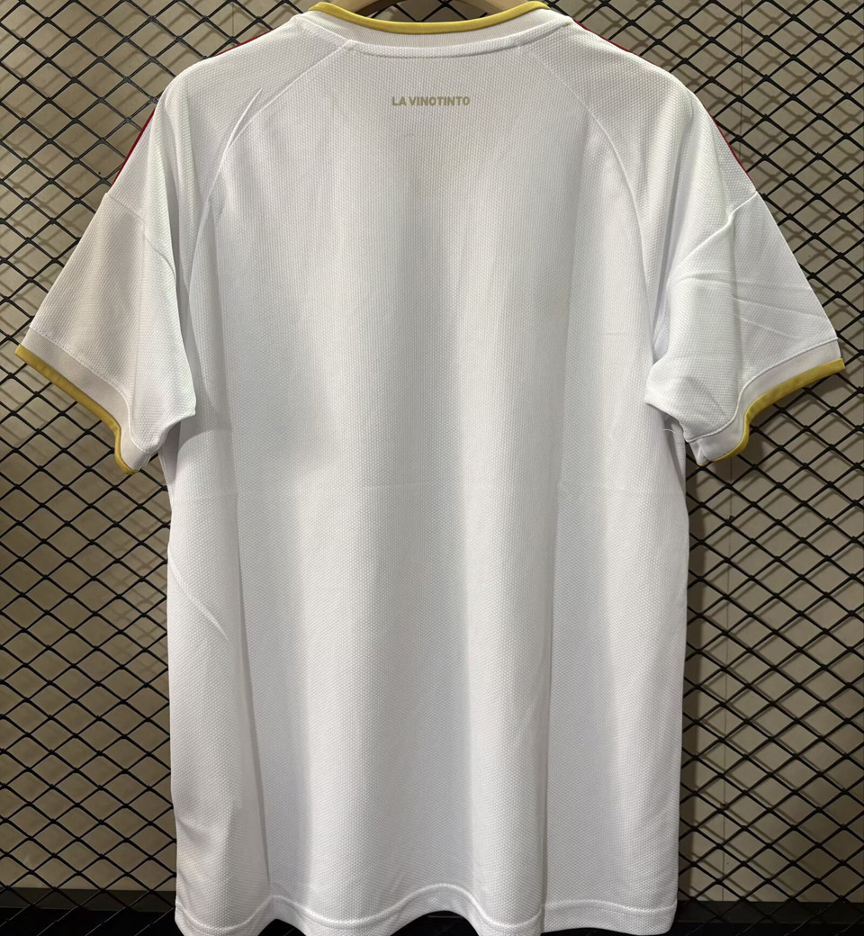 2026/27 Venezuela Away White Fans Soccer Jersey