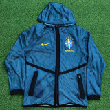 2026/27 Brazil Double Layered Windbreaker  (Size is Slightly Small ,Please Purchase a Large Size)