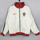 2010/2011 Portugal White Retro Windbreaker