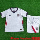 2026/27 England Home White Player Version Kids Jersey 球员版童装